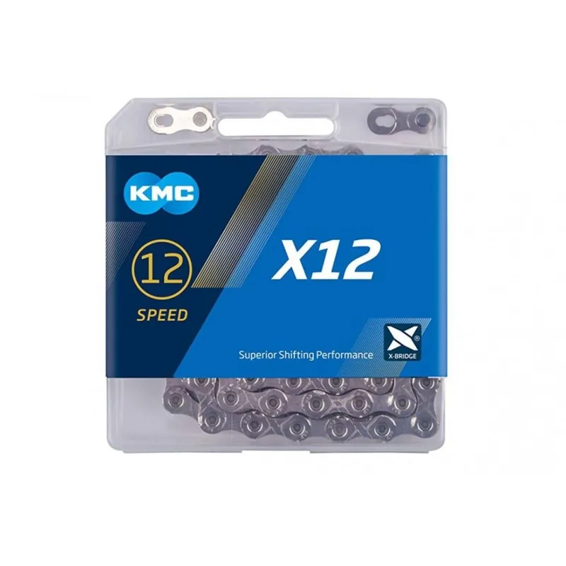 Cadena KMC X12 126 Eslabones 12V