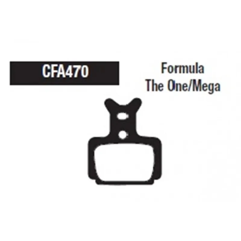 Pastillas EBC Para Formula One/Mega/R1/RX CFA470R Rojo