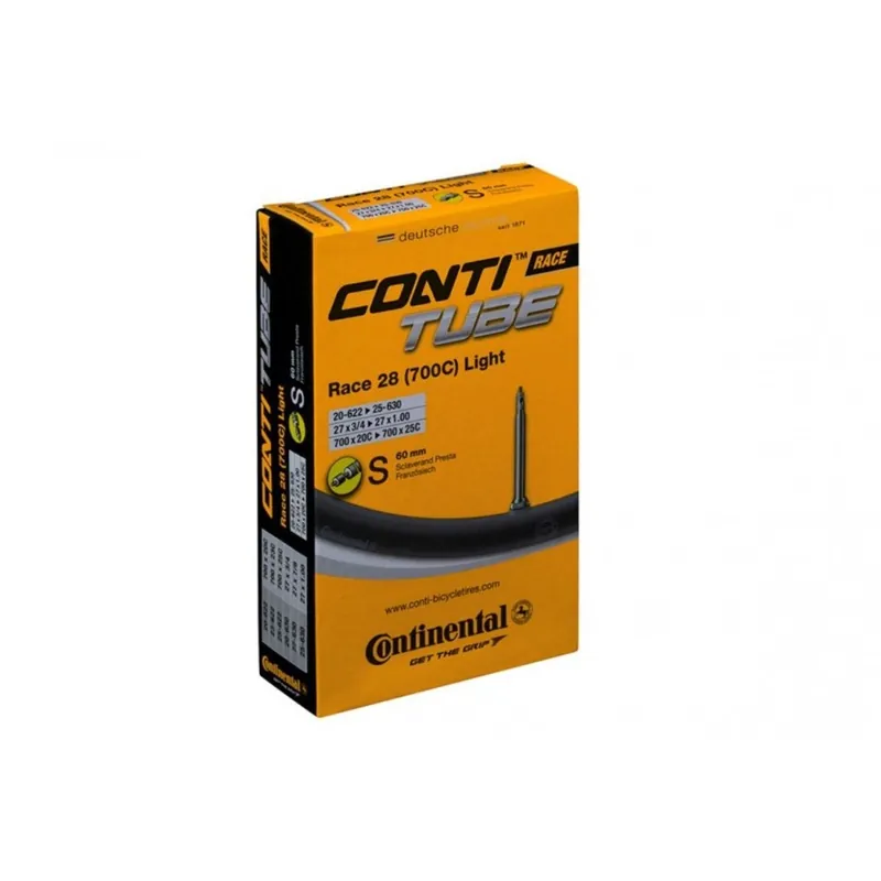 Camara Continental Race Light 700 Presta 42mm