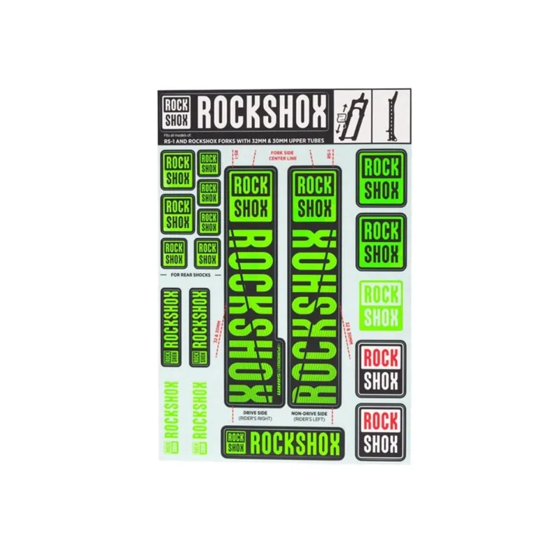 Adhesivos De Horquilla Rock Shox