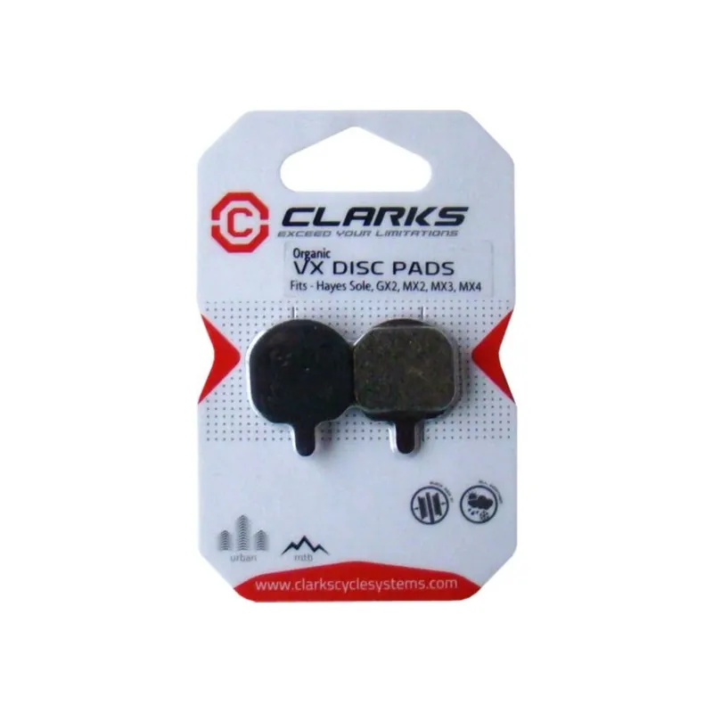 Pastillas Clarks Organicas Disc Hayes GX-2/MX-2
