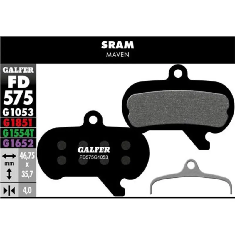 Pastillas Galfer Standard Para Sram Maven