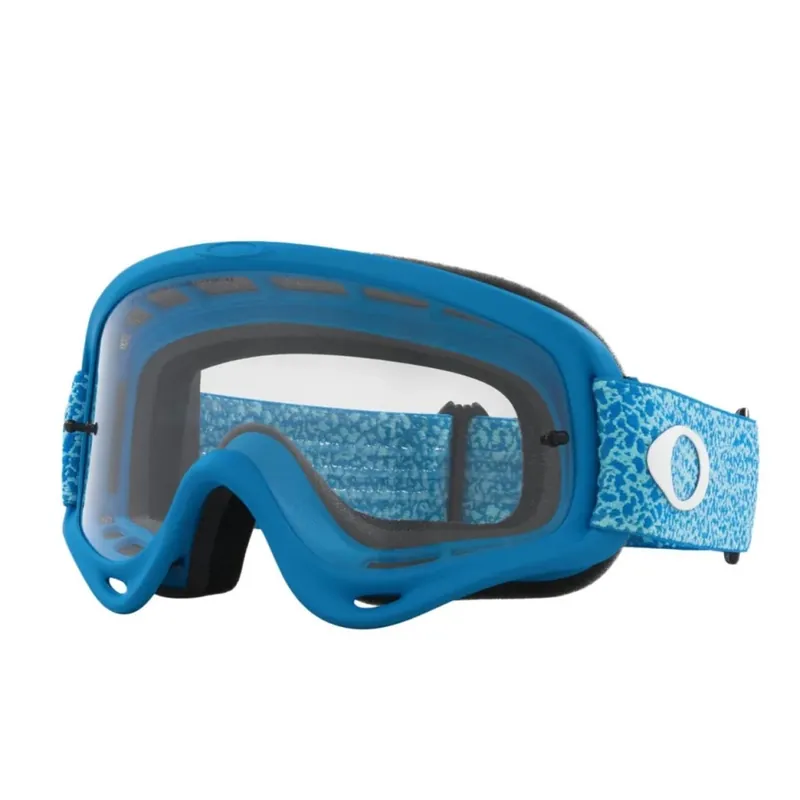 Mascara Oakley O-Frame MX Blue Crackle/Clear