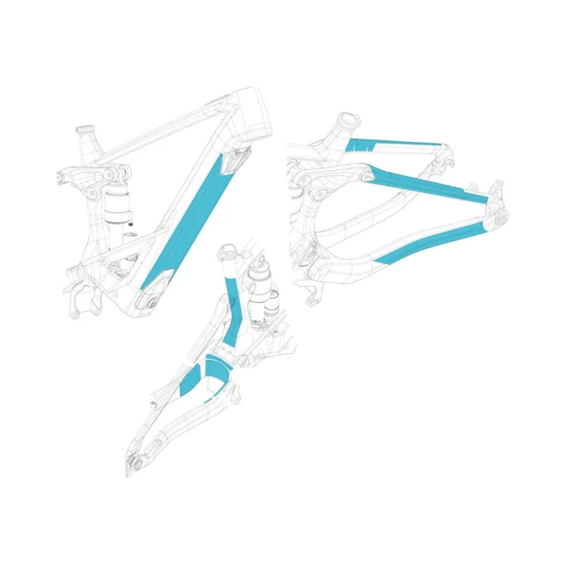 Kit Protectores Transparentes Orbea Wild 23