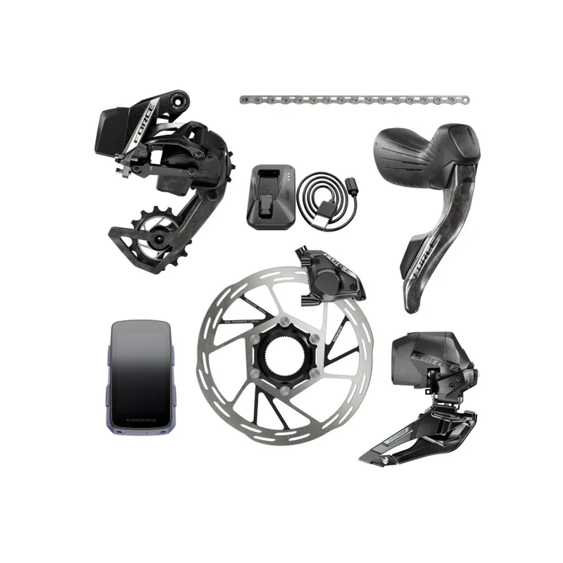 Grupo Sram Force E-TAP AXS 2X + Hammerhead Karoo