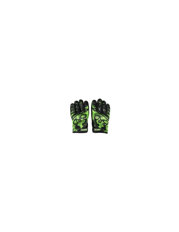 Guantes kimo Bro c/ protectores infantil verde