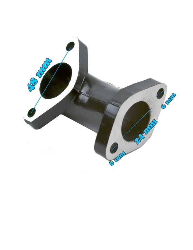 tubo admision 24mm corto quad buggy ,dirt bike