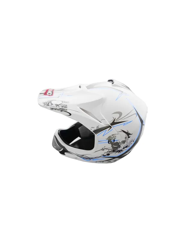 Casco Cross Xtreme blanco Mate