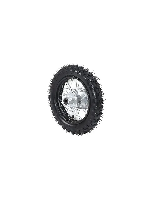 RUEDA trasera dirt bike1.40-10" . Eje 12 mm disco