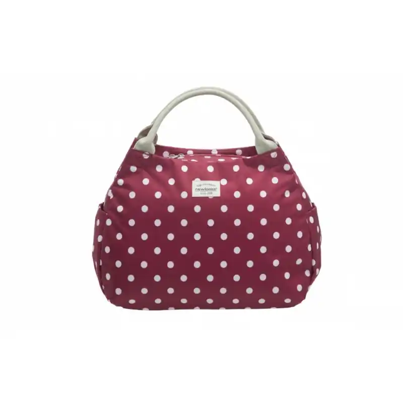 BOLSA NEW LOOXS POLKA TOSCA POLYESTER IMPERMEABLE ROJA/MOTAS BLANCAS 16 LITROS