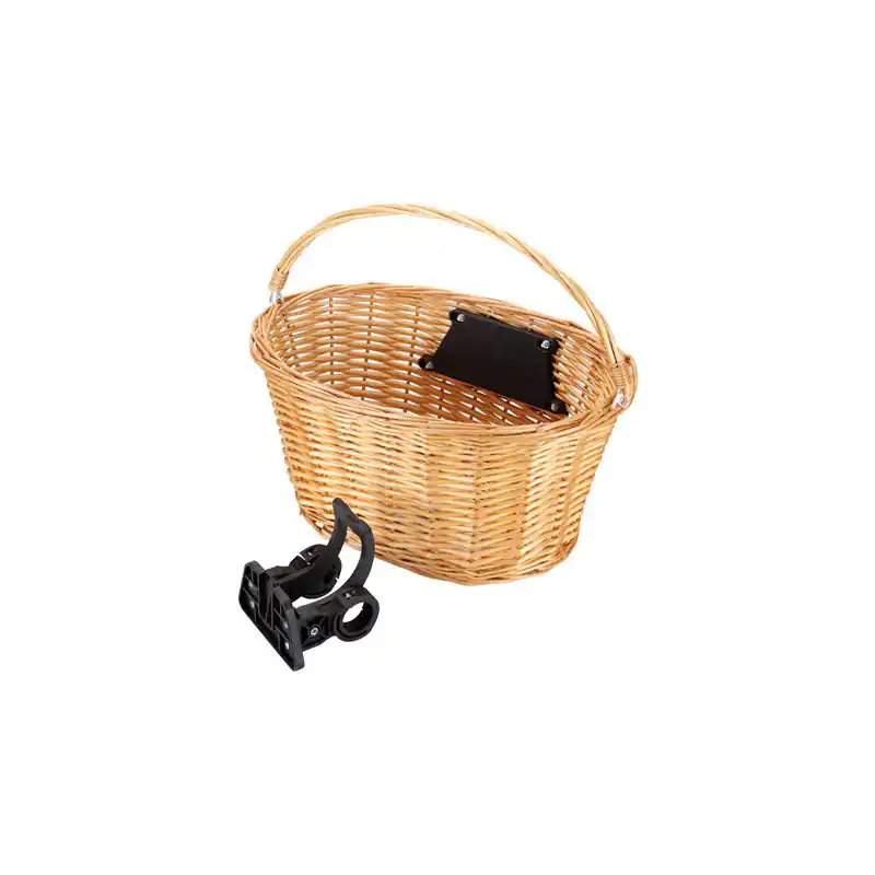 Cesta mimbre delantera fijación clip