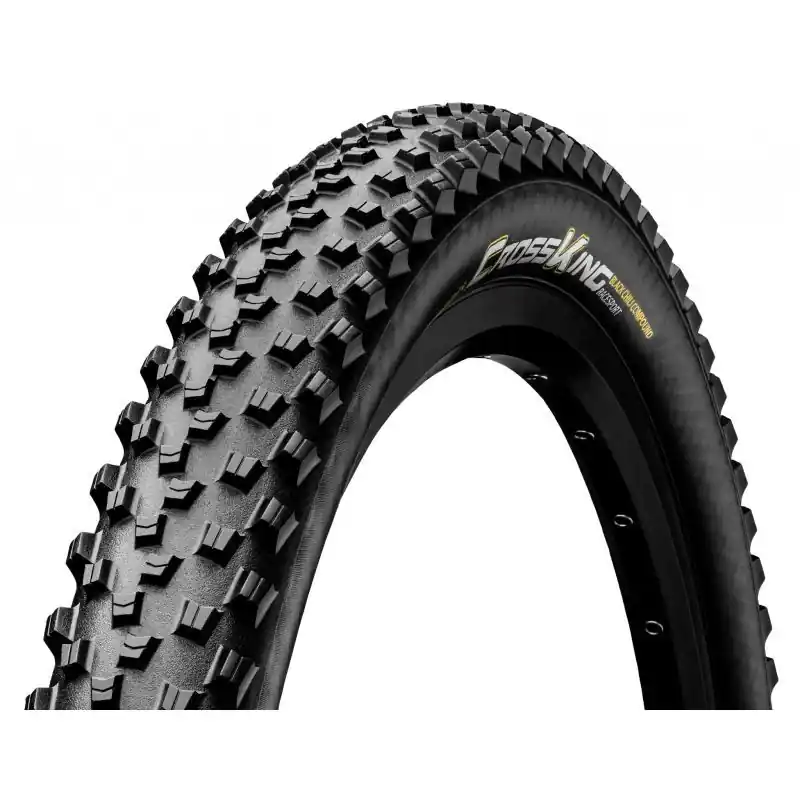 CUBIERTA CONTINENTAL CROSS KING 26x2.00 SHIELDWALL TUBELESS READY PLEGABLE NEGRO 50-559