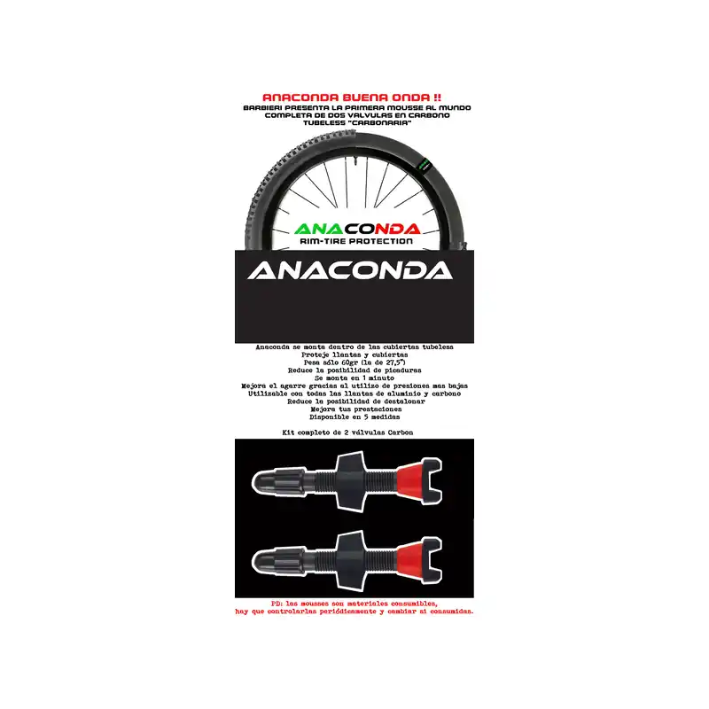 JGO.MOUSSE "ANACONDA" 27,5" M 2,3-2,50