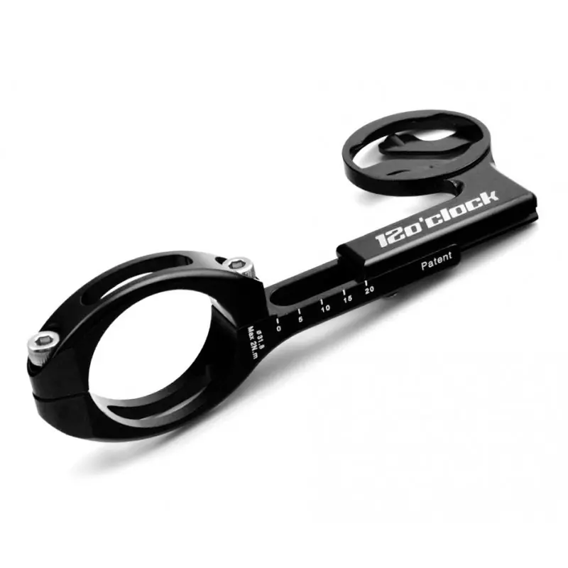 Soporte avanzado para dispositivos Garmin 12o´clock CNC anodizado negro