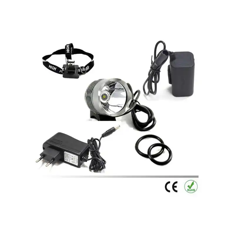 LINTERNA LED XML-T6 DE 1600 LUMEN CON BATERIA