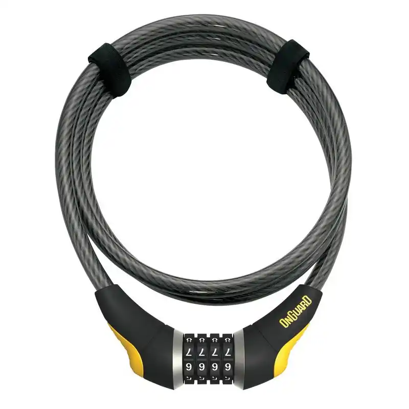 Candado ONGUARD Cable antirrobo con cifras Akita 8042