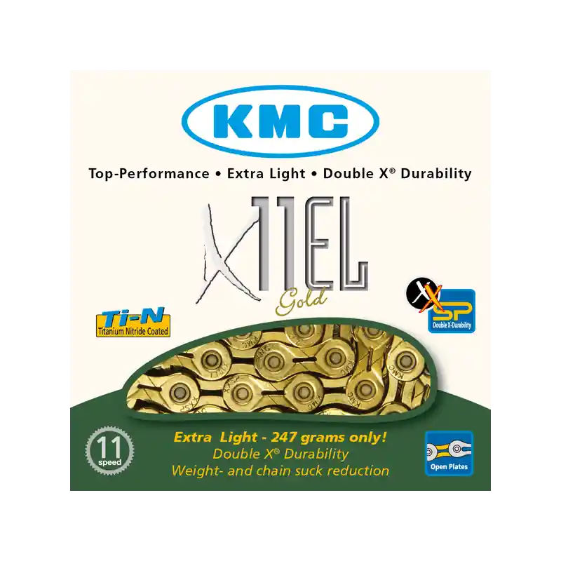 CADENA KMC X11 EL ORO 112P 11V