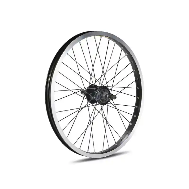 RUEDA BMX ZAC-30 NEGRA EJE 14mm CON PIÑON DE 9 DIENTES