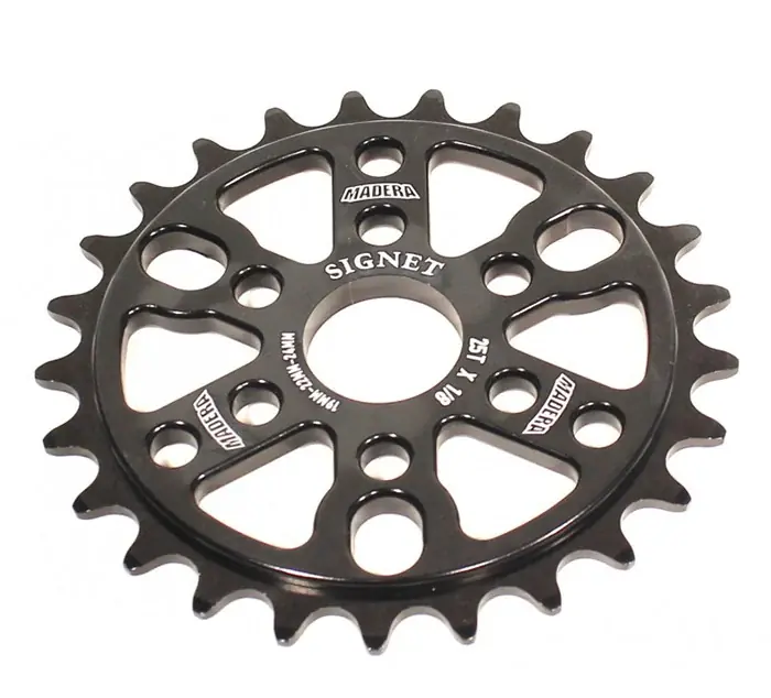 Plato BMX Madera Signet Negro